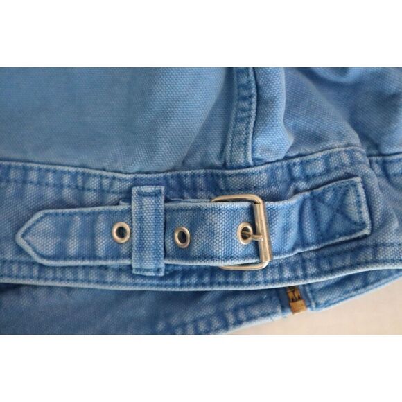 BDG x Urban Outfitters Women Sz L Blue Dex Canvas Oversized Workwear Jacket - Picture 7 of 13